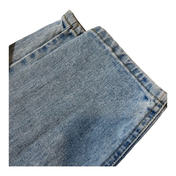 Vintage Geoffrey Beene Light Wash Mom Jeans - Tapered, High Waist, Size 8 W26 - Picture 2 of 6